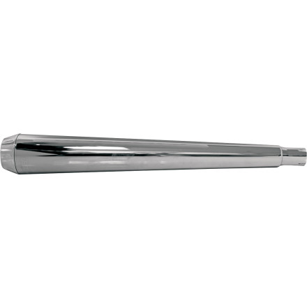 Bassani Xhaust Megaphone Slip-On Exhaust With Billet Endcap And Baffles