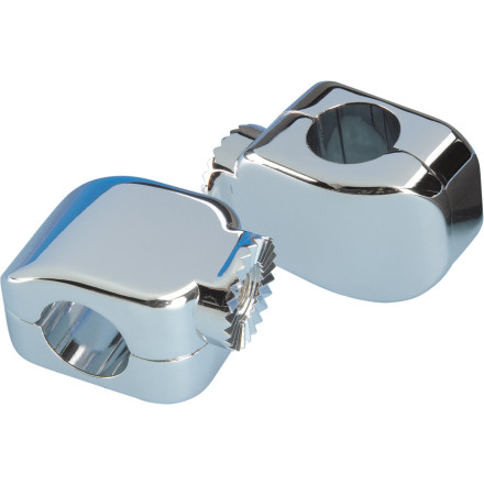 Show Chrome Accessories Anti-Rotation Peg Mount Brackets - Universal Show Chrome Accessories Anti-Rotation Peg Mount Brackets - Universal