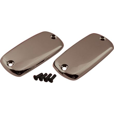 Show Chrome Accessories Master Cylinder Covers - Smooth Show Chrome Accessories Master Cylinder Covers - Smooth