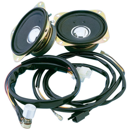 Show Chrome Accessories Rear Speaker Kit With Harness Show Chrome Accessories Rear Speaker Kit With Harness