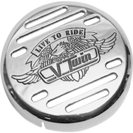 Show Chrome V-Twin Horn Cover Show Chrome V-Twin Horn Cover