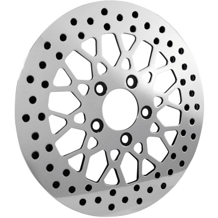 Biker's Choice Mesh Style Brake Rotor - Rear