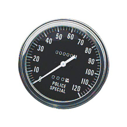 Biker's Choice FL Type Speedometer - Police Special Biker's Choice FL Type Speedometer - Police Special