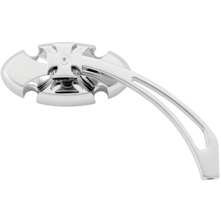 Biker's Choice Warrior Mirror With Slotted Stem Biker's Choice Warrior Mirror With Slotted Stem