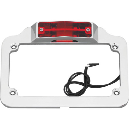 Biker's Choice License Plate Frame Backing - Twin Light