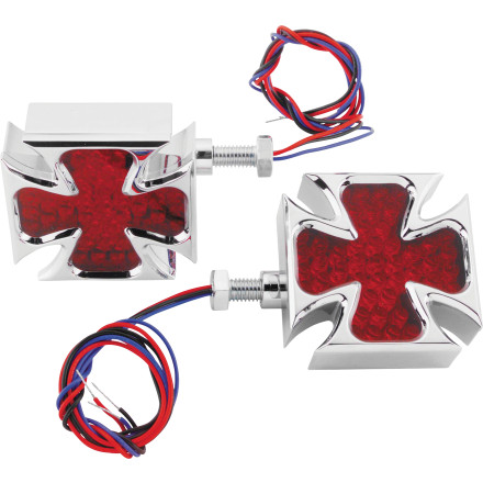 Biker's Choice LED Maltese Cross Turn Signals