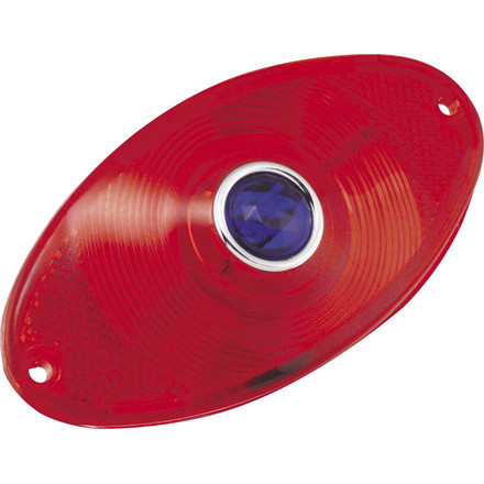 Biker's Choice Blue Dot Lens For Cat Eye Tail Lamp