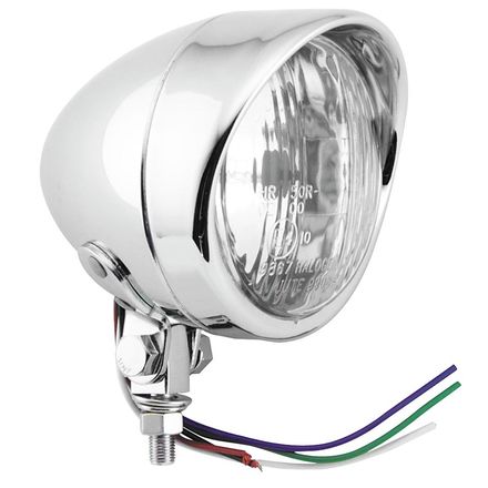 Biker's Choice Spot Lamp With Visor