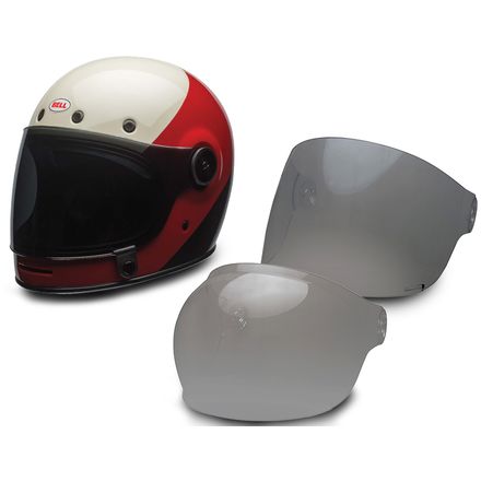 Bell Bullitt Helmet With FREE Shield - Triple Threat