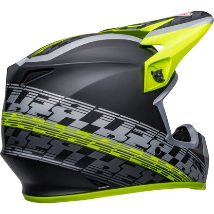 Bell MX-9 MIPS Motorradhelm – Matte Black Mit Hi-Viz Gelb