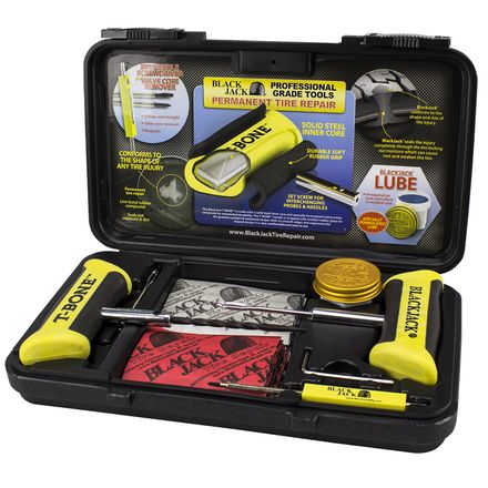 Black Jack Tire Repair Tire Repair Kit With T-Handles & Screwdriver Black Jack Tire Repair Tire Repair Kit With T-Handles & Screwdriver