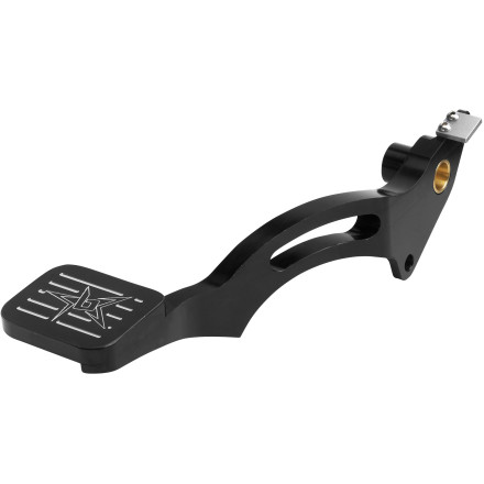 Blingstar Billet Brake Pedal - Anodized Black [obs]