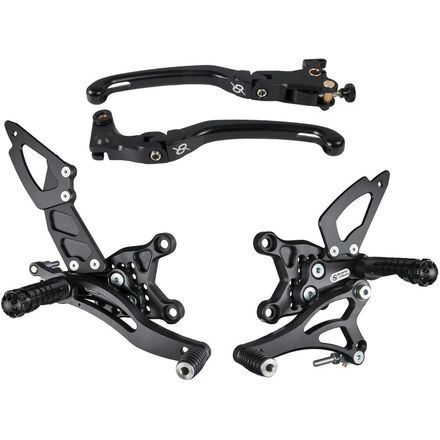 Bonamici Racing Rearsets With Folding Brake / Clutch Lever Combo