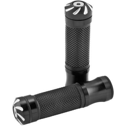 BikeMaster Grips With Tornado Bar End - 1