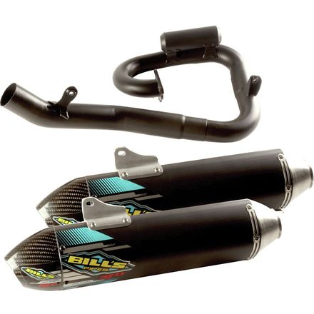 Bill's Pipes RE 13 Series Black Out Complete Dual Exhaust With Stainless Bill's Pipes RE 13 Series Black Out Complete Dual Exhaust With Stainless