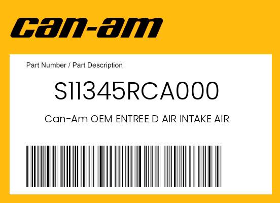0 OEM Part S11345RCA000
