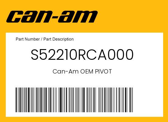0 OEM Part S52210RCA000
