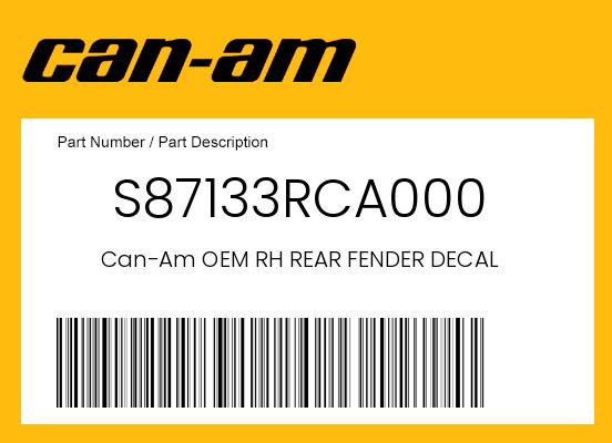 0 OEM Part S87133RCA000