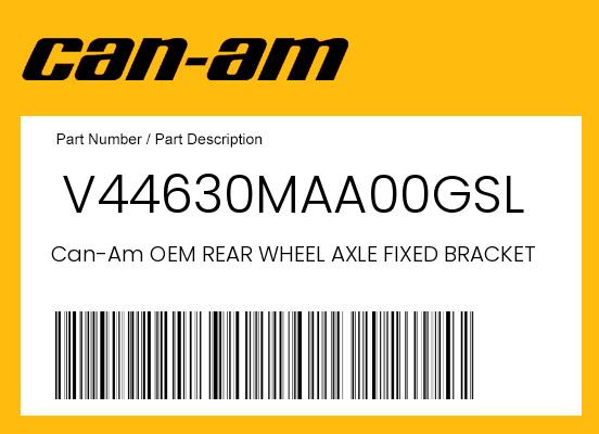 Can-Am OEM Rear Wheel Axle Fixed Bracket - V44630MAA00GSL undefined