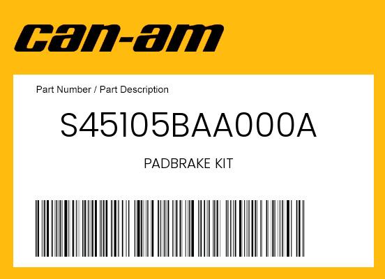 0 OEM Part S45105BAA000A