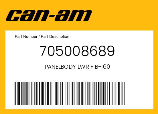 PANELBODY LWR F B-160 undefined