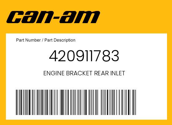 Can-Am OEM Engine Rear Inlet Bracket 2019-2024 Ryker 600/900/Rally - 420911783 undefined