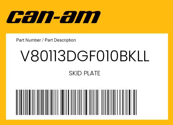 0 OEM Part V80113DGF010BKLL