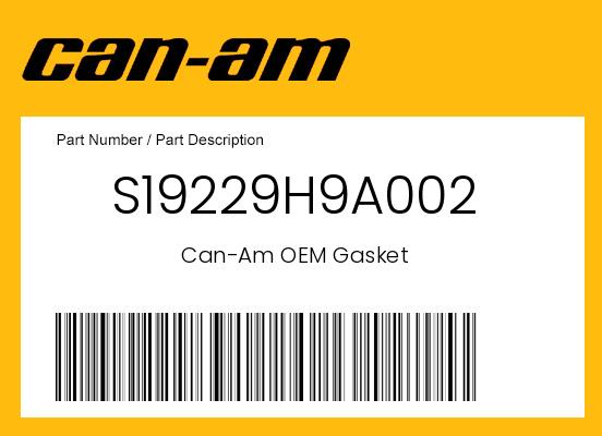 0 OEM Part S19229H9A002