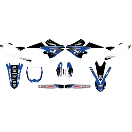 D'COR Visuals Race Line Complete Graphics Kit - Yamaha