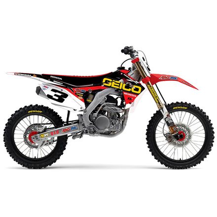 D'COR Visuals 2015 Geico Shroud/Trim Graphics Kit - Honda