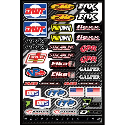 D'COR Visuals 2015 ATV Decal Sheet D'COR Visuals 2015 ATV Decal Sheet