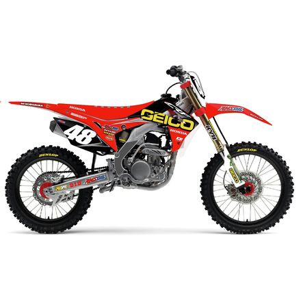 D'COR Visuals 17 Geico Honda Team Replica Complete Graphics Kit D'COR Visuals 17 Geico Honda Team Replica Complete Graphics Kit