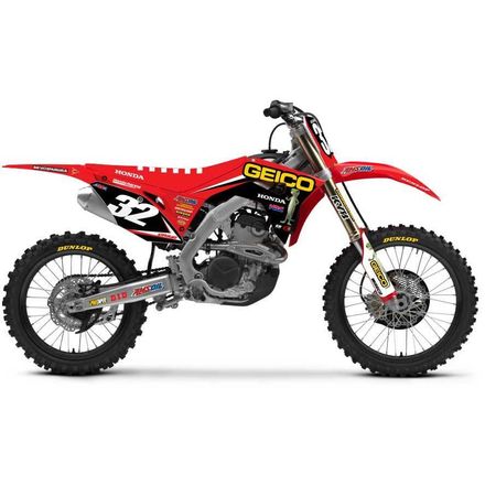 D'COR Visuals 2018 Geico / Factory Connection Complete Graphic Kit - Honda