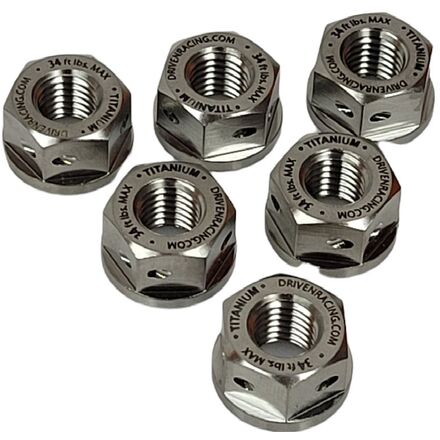 Driven Racing Titanium Sprocket Nuts