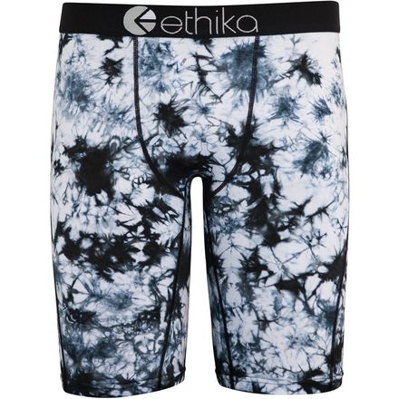 Ethika Staple Print Black Grey TD Boxer - Men's Ethika Staple Print Black Grey TD Boxer - Men's