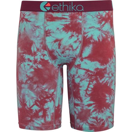 Ethika Staple Print Blue Maroon TD Boxer - Men's Ethika Staple Print Blue Maroon TD Boxer - Men's