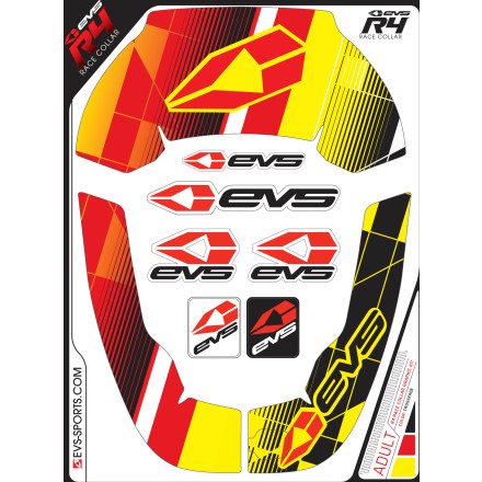 EVS R4 Neck Support Graphics - Crossfade EVS R4 Neck Support Graphics - Crossfade