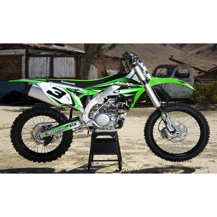 FLU Designs Pro Team Series 3 Graphic Kit - Kawasaki