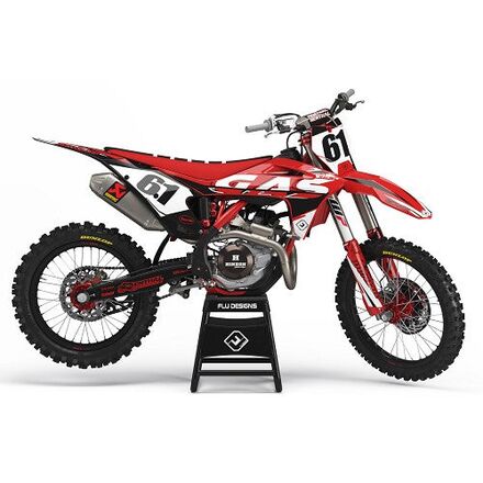 FLU Designs Pro Team Series 6 Graphic Kit - Gas Gas