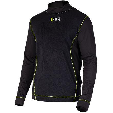 FXR Vapour 20% Merino Mock Neck Longsleeve T-Shirt FXR Vapour 20% Merino Mock Neck Longsleeve T-Shirt