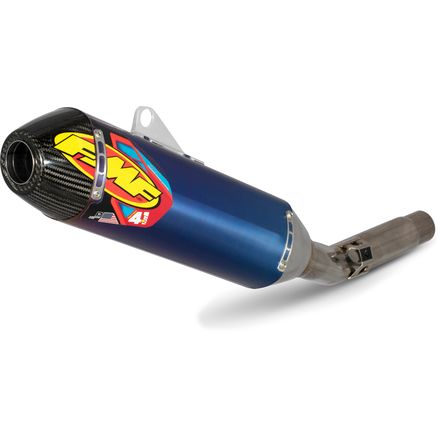 FMF Factory 4.1 Titanium Slip-On RCT - Carbon Fiber