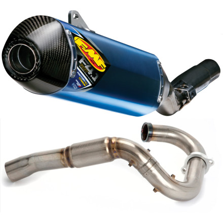 FMF Factory 4.1 Titanium Slip-On RCT With Powerbomb/CF End Cap FMF Factory 4.1 Titanium Slip-On RCT With Powerbomb/CF End Cap