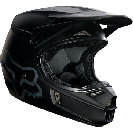 Fox Racing 2018 Youth V1 Helmet Matte Motosport Matte Black