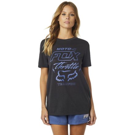 Fox Racing Women's Throttle Maniac BF T-Shirt Fox Racing Women's Throttle Maniac BF T-Shirt