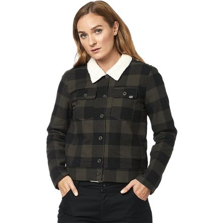 Fox Racing Women's Burnett Sherpa Flannel Fox Racing Women's Burnett Sherpa Flannel