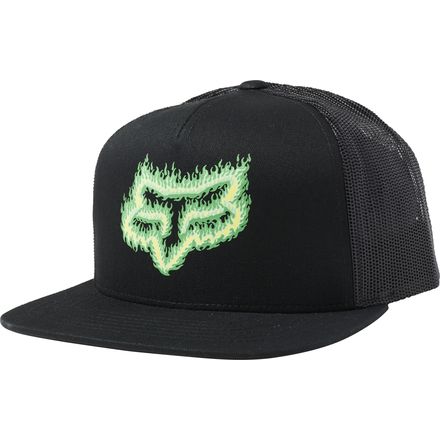 Fox Racing Flame Head Snapback Hat Fox Racing Flame Head Snapback Hat