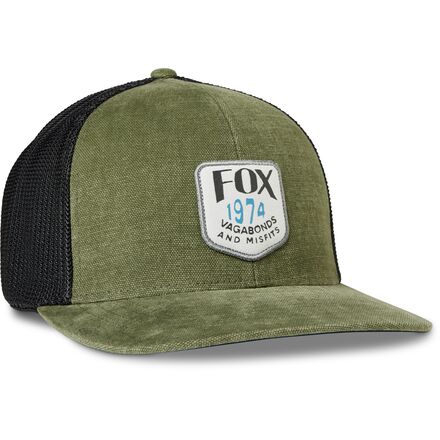 Casquette Fox Racing Turnouts Mesh Flexfit Noir - Modèle Homme S/M Ou L/XL