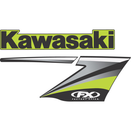 Factory Effex OEM Graphics 09 Kawasaki