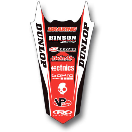 Factory Effex 2015 Rear Fender Decal - Honda Factory Effex 2015 Rear Fender Decal - Honda