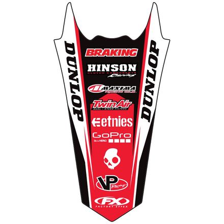 Factory Effex 2015 Rear Fender Decal - Honda